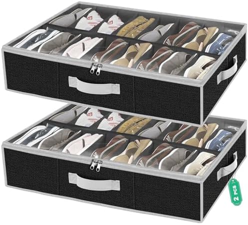 homyfort Under the Bed Shoe Storage Organizer by homyfort