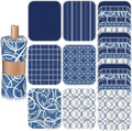 36 Pack Reusable Cloth Kitchen Paper Towels, Geometric Style by Noveread