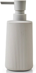 YAUKPH Small Soap Dispenser for Bathroom and Kitchen Matte Beige | Modern by KellyHome