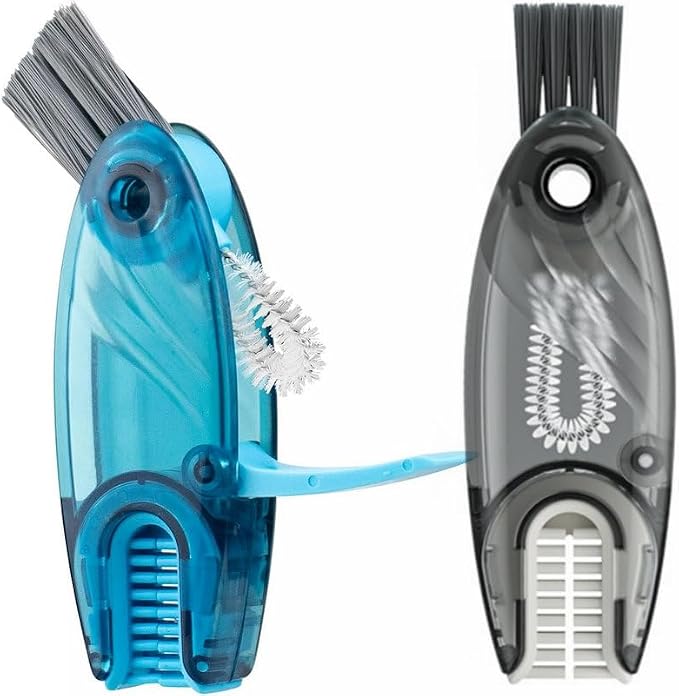 4 in 1 Cup Lid Cleaning Brush Set Multifunctional Bottle Brush Cleaner Tiny by CraftinAround