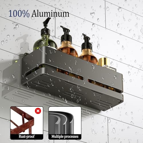 Bathroom Shower Caddy, No Drill Shower Shelves - Image 5