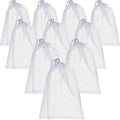 TecUnite 10 Pack Mesh Drawstring Bags by TecUnite