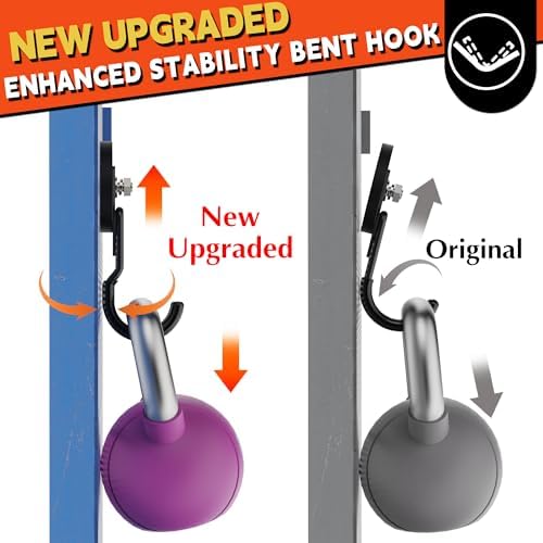 ULIBERMAGNET New Upgraded Garage Magnetic Hooks, 2 Pack Black Heavy Duty Large - Image 5