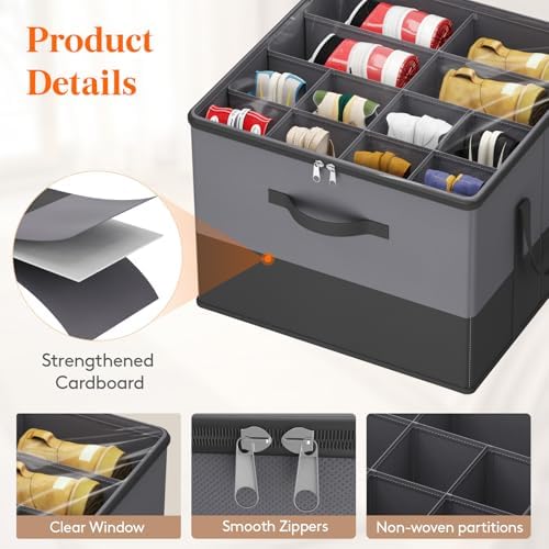 Lifewit Shoe Storage Organizer for Closet, Holder Box, 2 Pack - Image 4