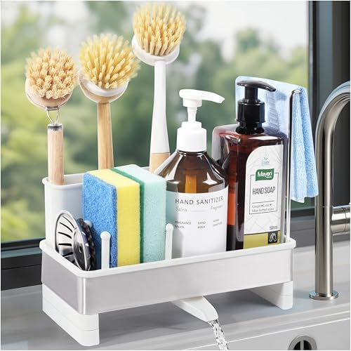 Sponge Holder for Kitchen Sink Caddy Organizer, Dish Brush Holder by Unknown