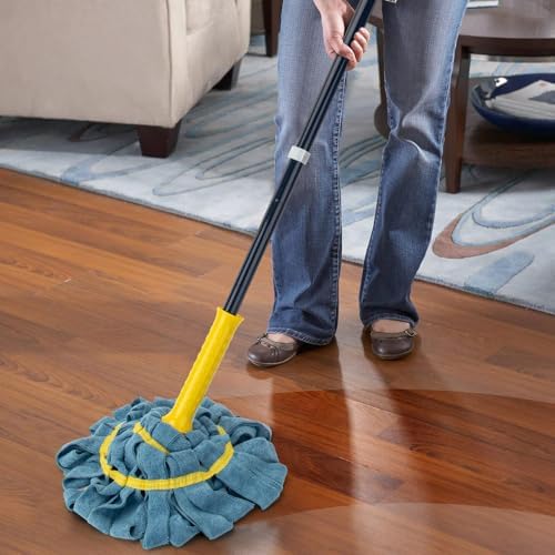 Self-Wringing Twist Mop for Floor Cleaning, Microfiber Cloth Floor mop - Image 4