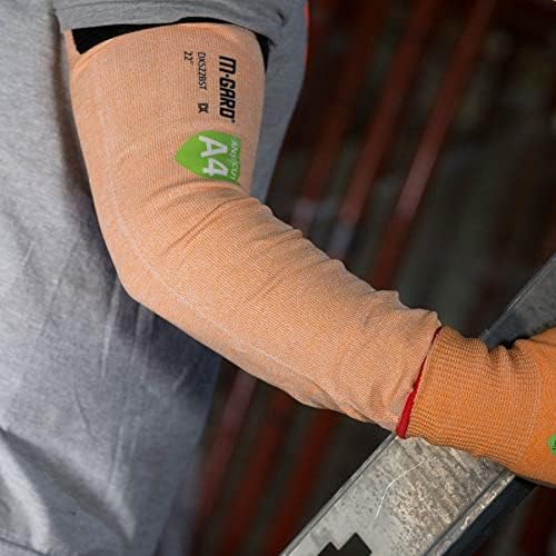 MAGID DXS18BST M-Gard DX Technology Cut-Resistant Safety Sleeve with Thumb Slot - 18" (5 Pair)