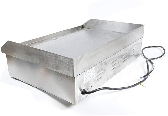 Commercial Electric Griddle 110V 4400W Electric Flat Top Griddle Non-Stick Teppanyaki Grill, 29'' x 16'' Cooking Plate, Stainless Steel Restaurant Electric Countertop Griddle Tabletop Grill