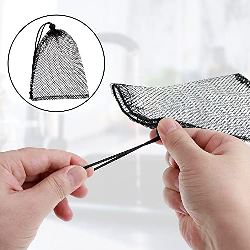 TecUnite 10 Pack Mesh Drawstring Bags - Image 3