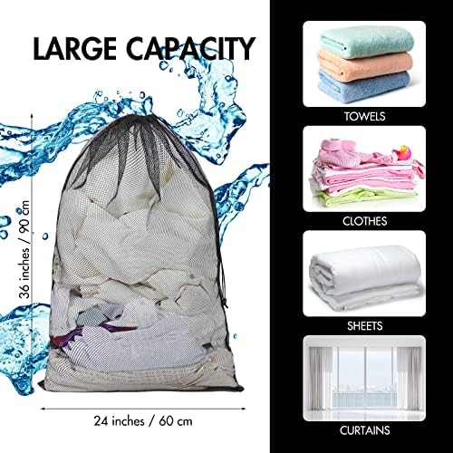 Berlune 1 Pc Large Mesh Laundry Bags - Image 3