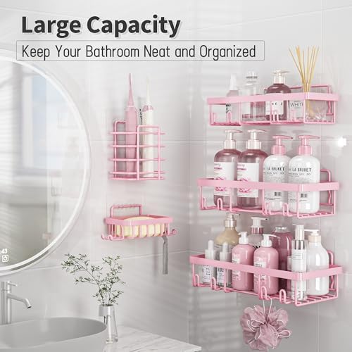 Liuoud 10 Pack Shower Caddy for Inside Shower - Image 4