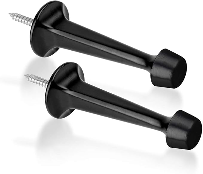2 Pack Solid Rigid Door Stops by KOVOSCH