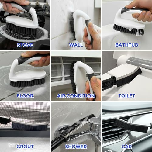 Holikme 6 Pack Cleaning Brush Scrub Brush Kitchen Brush - Image 5