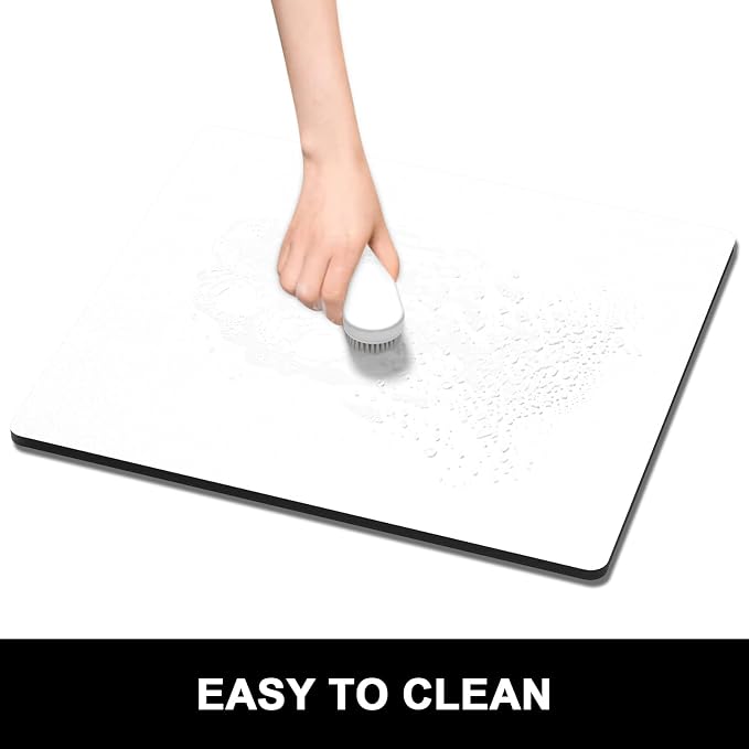 Rnivvi Dish Drying Mat for Kitchen Counter, 16 x 18" Cute Absorbent Heat - Image 6