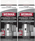Weiman Microfiber Cloth for Stainless Steel, Safely Traps and Removes Dirt by Weiman