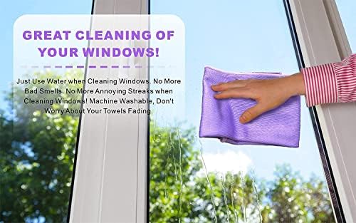 Longmann Norwεx Window Cleaning Cloth, Glass Cleaning Cloth, Streaks Schatches - Image 6