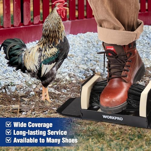 WORKPRO 2 Pack Extra Wide Boot Cleaner, Shoe Brush Scraper Scrubber Outdoor - Image 6