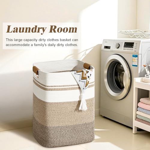 Laundry Hamper, 85L Tall Laundry Basket - Image 2