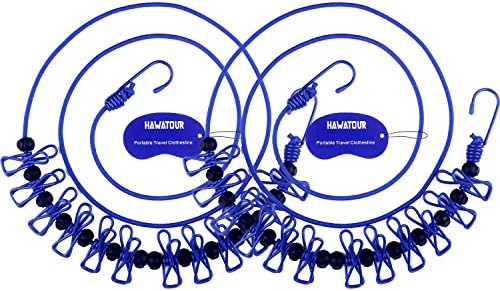 HAWATOUR Portable Retractable Clothesline by HAWATOUR