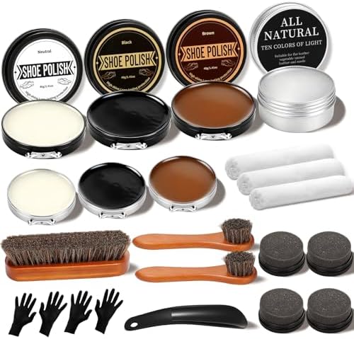 Cruzix Leather Shoe Polish Kit- Shoe Shine Gift by Cruzix