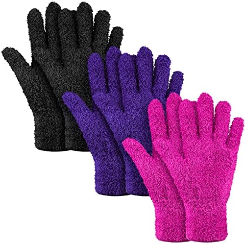 Patelai 3 Pairs Microfiber Dusting Gloves by Patelai