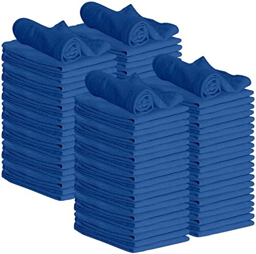 GREEN LIFESTYLE Shop Towels 12" x 14" 100 Pack by GreenLifeStyle