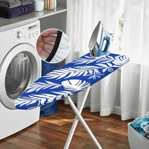 Nuxovilar Tropical Leaves Ironing Board Cover 15x54 Polyester - Image 6
