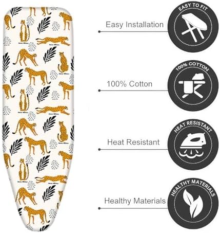 35x12in Iron Board Protective Cover Replacement Ironing Board Cover and Pad - Image 3