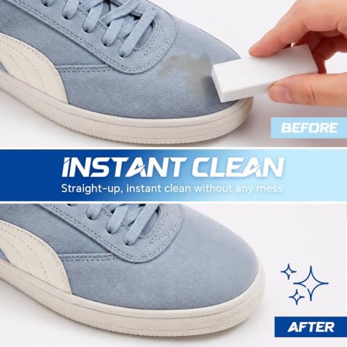 Suede & Nubuck Shoe Cleaner Kit, 2-in-1 Suede Brush & Eraser - Image 2