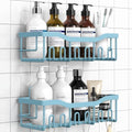 EUDELE Shower Caddy 2 Pack, Adhesive Shower Organizer by EUDELE