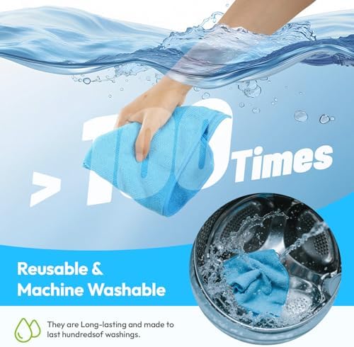 Microfiber Cleaning Cloth, 12 Pack, 12x12 Inch - Image 5