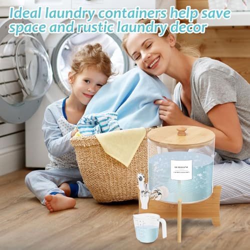 Laundry Detergent Dispenser, 88 oz / 2.5L Fabric Softener Dispenser - Image 5