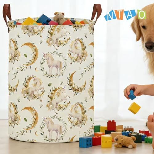 Lindo Dreamy Unicorn Laundry Hamper, Laundry Basket, Baby Nursery Hamper - Image 5