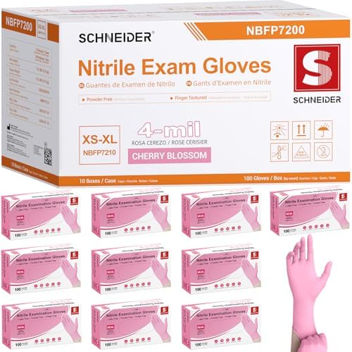 Schneider Medical Nitrile Exam Gloves, Powder & Latex Free by Schneider