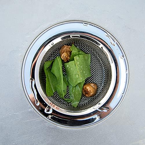 CORNERJOY 2PCS Kitchen Sink Strainer-Stainless Steel Mesh Drain Strainer - Image 6