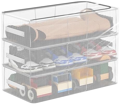 Shoe Closet Organizer for Tall Boots, 3 Pack, 23.6" x 11.8" x 6" by COAINNER