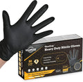 TitanFlex Heavy Duty Black Industrial Nitrile Gloves by TitanFlexDisposableGloves
