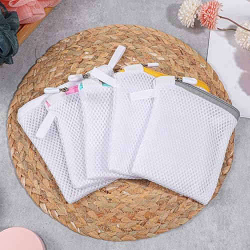 5 Pcs Small Mesh Laundry Bag Mini Lingerie Bags 5.5 x 4.7 Inch - Image 6