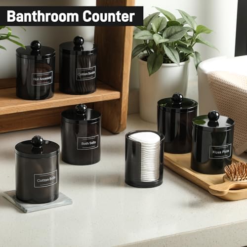 4 Pcs Acrylic Qtip Holder Dispenser - Image 4