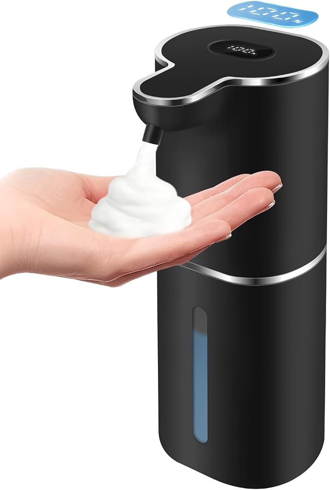 Automatic Foaming Soap Dispenser Digital Display, 6-Level Foam Adjustable | by Cheftick