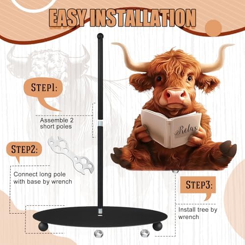 MorningRo Highland Cow Paper Towel Holder Countertop Kitchen Decor and - Image 3