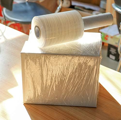 BOMEI PACK 4Pack Industrial Mini Clear Stretch Wrap - Image 5
