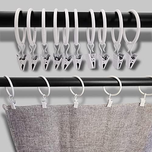 LLPJS 20 Pack Metal Curtain Rings - Image 6