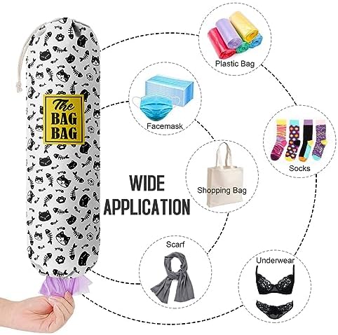Grocery Bags Holder Organizer For Shopping Bags, Wall Mount Plastic Bags - Image 4