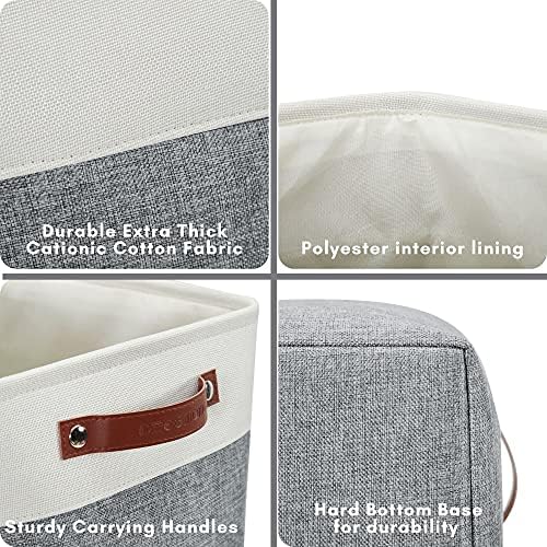 DECOMOMO Extra Large Storage Baskets, 54.5L Fabric Storage Bins 3 Pack - Image 6