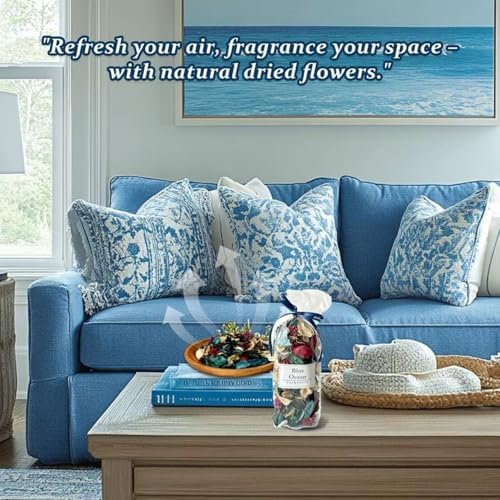Blue Ocean Breeze Potpourri Bowl Filler, 5 Mesh Bags, Coastal Home Decor - Image 6