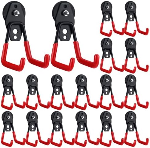Landhoow 18 Pcs Large Magnetic Hooks Heavy Duty Garage Magnet Hooks Strong by Landhoow