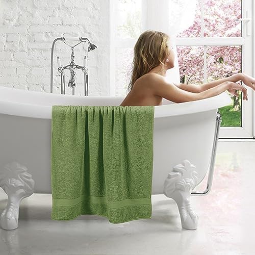 GLAMBURG 700 GSM Premium Cotton 2-Pack Oversized Extra Large Bath Sheet Set - Image 4