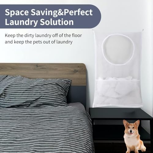 Hanging Laundry Hamper, Over The Door - Image 3