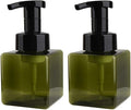Foaming Soap Dispenser, 9oz Plastic Refillable Pump Bottle, 2 Pack, Shampoo & by UUJOLY